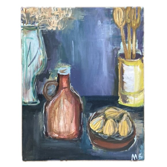 Vintage Still Life of Counter Scene